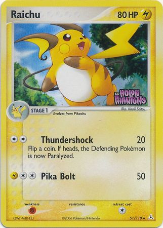 Raichu (51/110) (Stamped) [EX: Holon Phantoms] | Exor Games New Glasgow