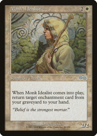 Monk Idealist [Urza's Saga] | Exor Games New Glasgow