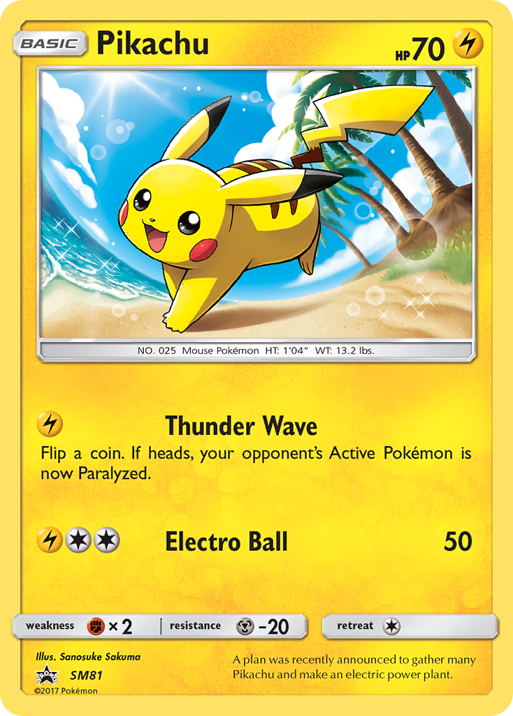 Pikachu (SM81) [Sun & Moon: Black Star Promos] | Exor Games New Glasgow