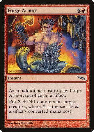 Forge Armor [Mirrodin] | Exor Games New Glasgow