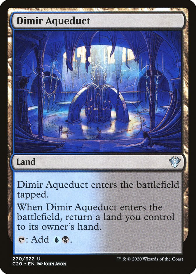 Dimir Aqueduct [Commander 2020] | Exor Games New Glasgow