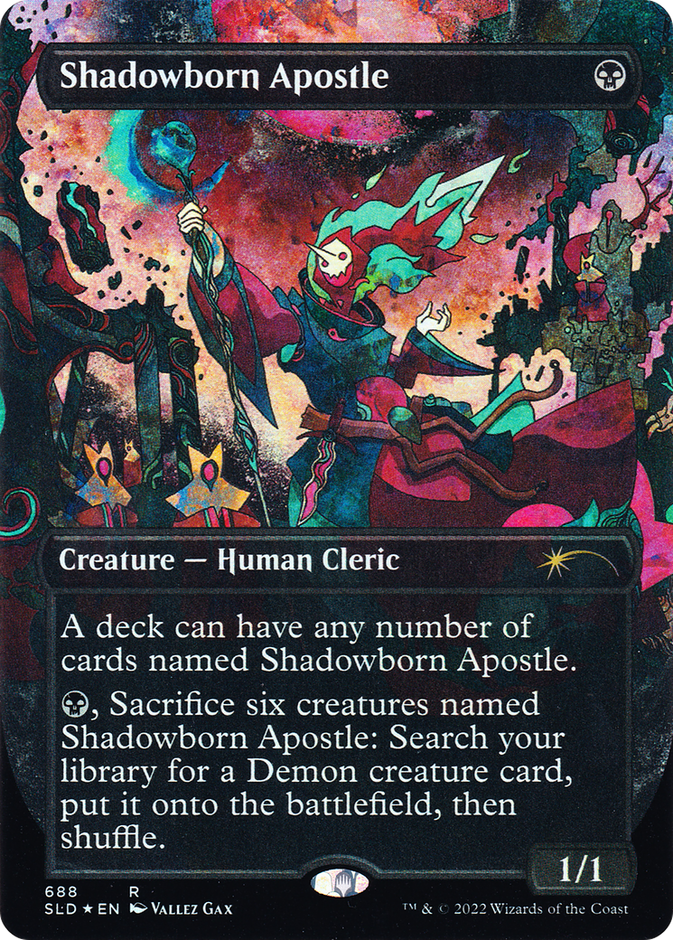 Shadowborn Apostle (688) (Borderless) [Secret Lair Drop Promos] | Exor Games New Glasgow