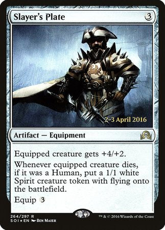 Slayer's Plate [Shadows over Innistrad Promos] | Exor Games New Glasgow
