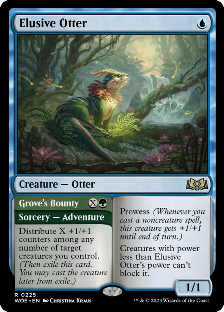 Elusive Otter // Grove's Bounty [Wilds of Eldraine] | Exor Games New Glasgow