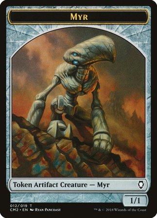 Myr Token [Commander Anthology Volume II Tokens] | Exor Games New Glasgow