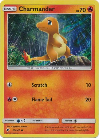 Charmander (18/147) (Premium Collection Promo) [Sun & Moon: Burning Shadows] | Exor Games New Glasgow