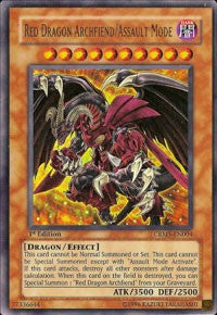 Red Dragon Archfiend/Assault Mode [CRMS-EN004] Ultra Rare | Exor Games New Glasgow