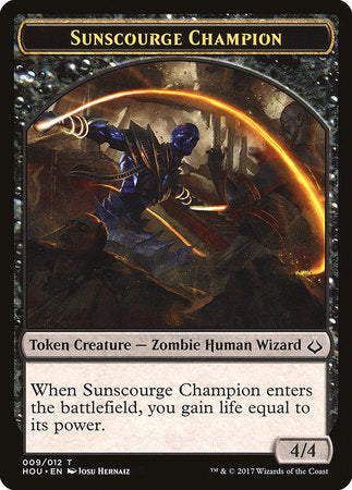 Sunscourge Champion Token [Hour of Devastation Tokens] | Exor Games New Glasgow