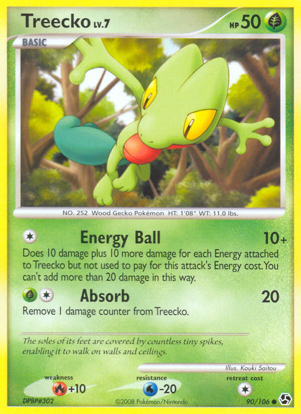 Treecko (90/106) [Diamond & Pearl: Great Encounters] | Exor Games New Glasgow