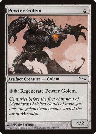 Pewter Golem [Mirrodin] | Exor Games New Glasgow