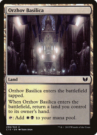 Orzhov Basilica [Commander 2015] | Exor Games New Glasgow