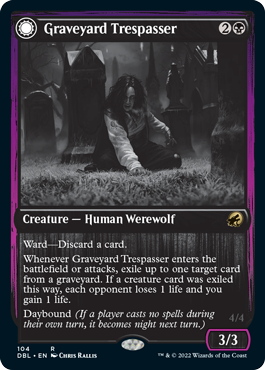 Graveyard Trespasser // Graveyard Glutton [Innistrad: Double Feature] | Exor Games New Glasgow