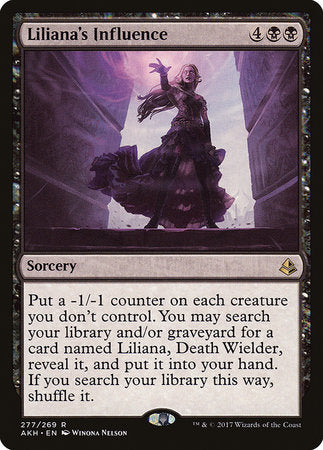 Liliana's Influence [Amonkhet] | Exor Games New Glasgow