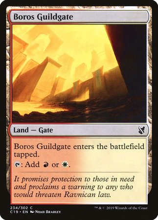 Boros Guildgate [Commander 2019] | Exor Games New Glasgow