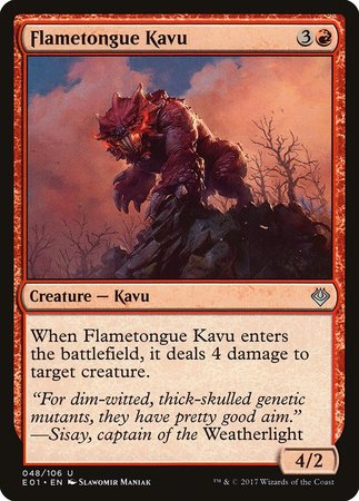 Flametongue Kavu [Archenemy: Nicol Bolas] | Exor Games New Glasgow