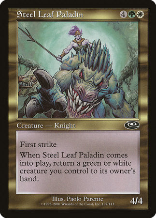 Steel Leaf Paladin [Planeshift] | Exor Games New Glasgow