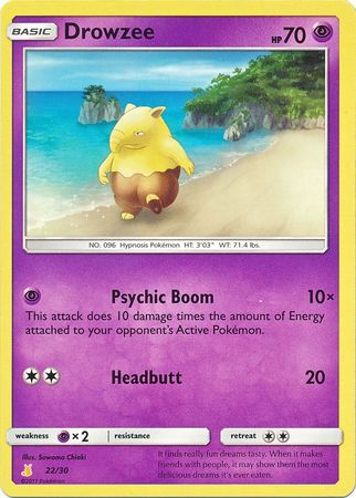 Drowzee (22/30) [Sun & Moon: Trainer Kit - Alolan Raichu] | Exor Games New Glasgow