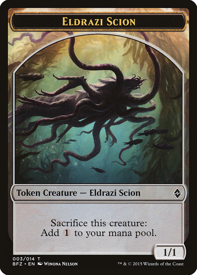 Eldrazi Scion (003/014) [Battle for Zendikar Tokens] | Exor Games New Glasgow