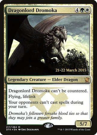 Dragonlord Dromoka [Dragons of Tarkir Promos] | Exor Games New Glasgow