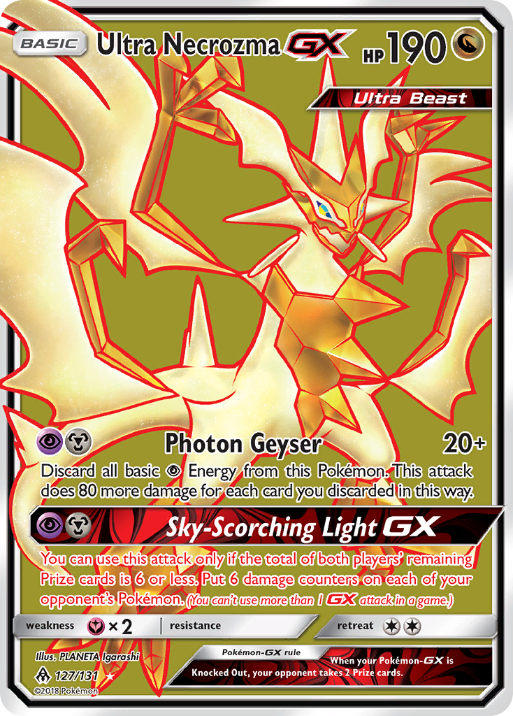 Ultra Necrozma GX (127/131) [Sun & Moon: Forbidden Light] | Exor Games New Glasgow