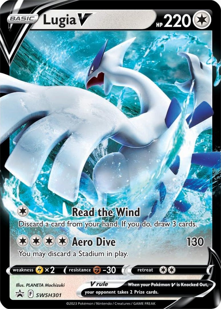 Lugia V (SWSH301) (Jumbo Card) [Sword & Shield: Black Star Promos] | Exor Games New Glasgow