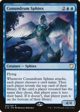 Conundrum Sphinx [Commander 2018] | Exor Games New Glasgow