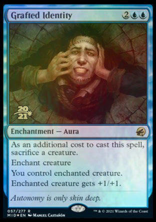 Grafted Identity [Innistrad: Midnight Hunt Prerelease Promos] | Exor Games New Glasgow