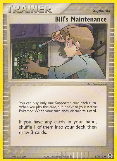 Bill's Maintenance (87/112) [EX: FireRed & LeafGreen] | Exor Games New Glasgow