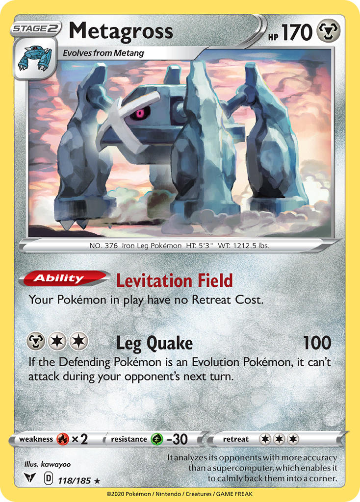 Metagross (118/185) [Sword & Shield: Vivid Voltage] | Exor Games New Glasgow