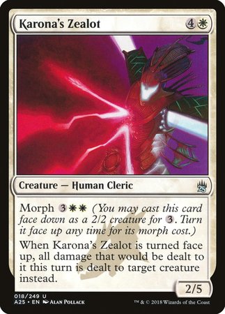 Karona's Zealot [Masters 25] | Exor Games New Glasgow