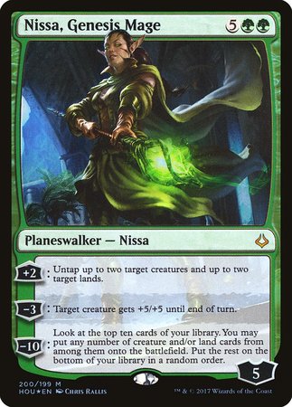 Nissa, Genesis Mage [Hour of Devastation] | Exor Games New Glasgow