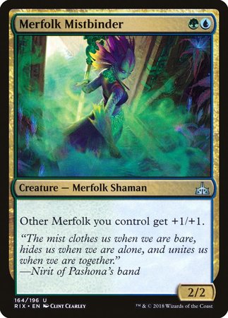 Merfolk Mistbinder [Rivals of Ixalan] | Exor Games New Glasgow