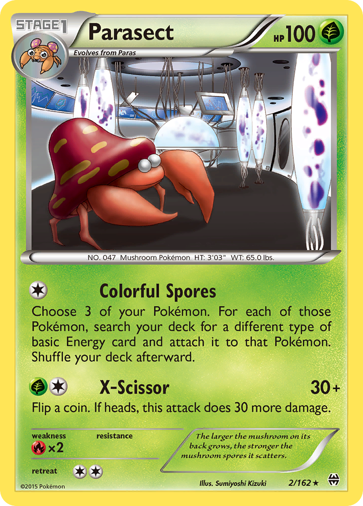 Parasect (2/162) [XY: BREAKthrough] | Exor Games New Glasgow