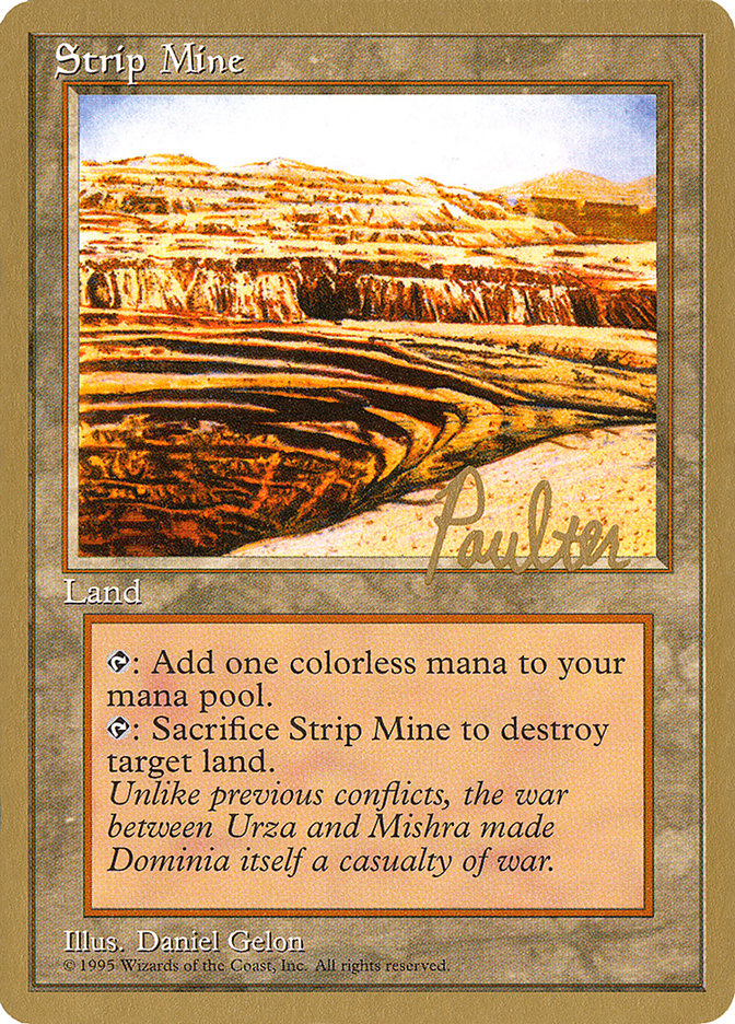 Strip Mine (Preston Poulter) [Pro Tour Collector Set] | Exor Games New Glasgow