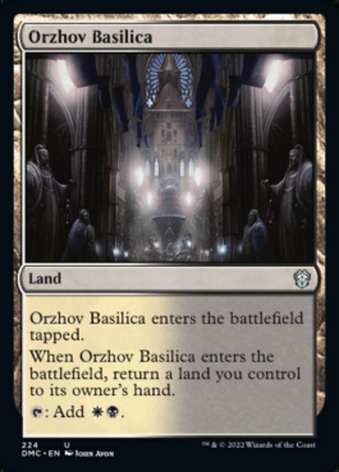 Orzhov Basilica [Dominaria United Commander] | Exor Games New Glasgow