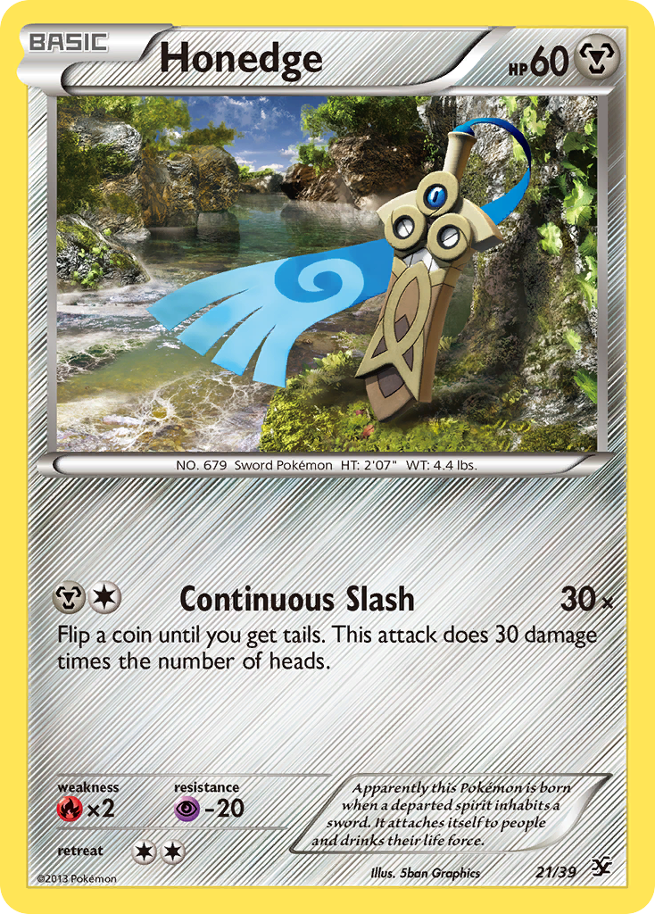 Honedge (21/39) [XY: Kalos Starter Set] | Exor Games New Glasgow