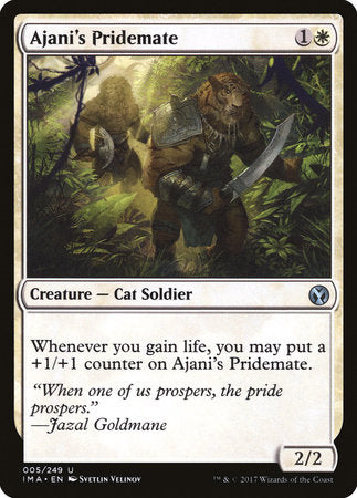 Ajani's Pridemate [Iconic Masters] | Exor Games New Glasgow