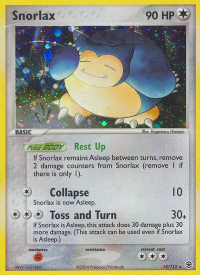 Snorlax (15/112) [EX: FireRed & LeafGreen] | Exor Games New Glasgow