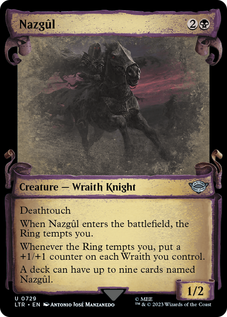 Nazgul (0729) [The Lord of the Rings: Tales of Middle-Earth Showcase Scrolls] | Exor Games New Glasgow