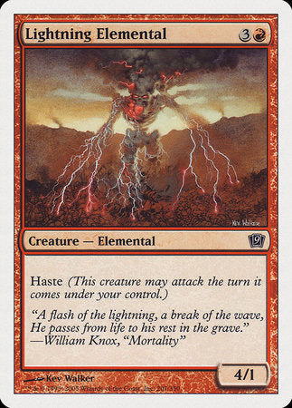 Lightning Elemental [Ninth Edition] | Exor Games New Glasgow
