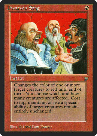 Dwarven Song [Legends] | Exor Games New Glasgow