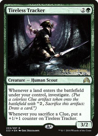 Tireless Tracker [Shadows over Innistrad Promos] | Exor Games New Glasgow