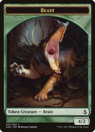 Beast Token [Amonkhet Tokens] | Exor Games New Glasgow