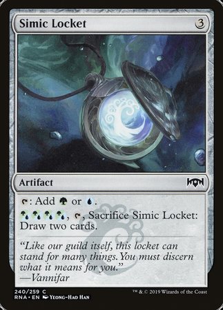 Simic Locket [Ravnica Allegiance] | Exor Games New Glasgow