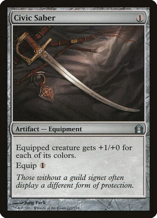 Civic Saber [Return to Ravnica] | Exor Games New Glasgow