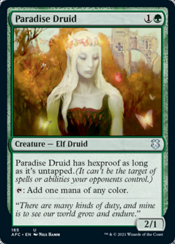 Paradise Druid [Dungeons & Dragons: Adventures in the Forgotten Realms Commander] | Exor Games New Glasgow