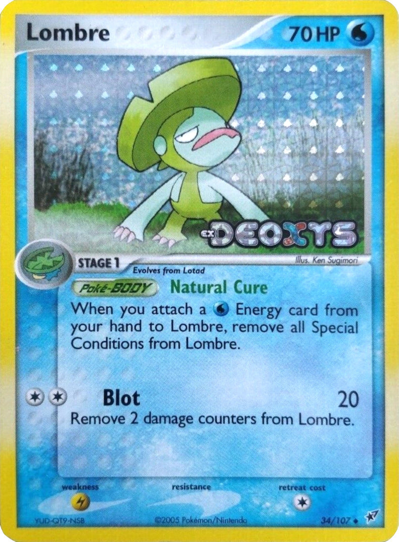 Lombre (34/107) (Stamped) [EX: Deoxys] | Exor Games New Glasgow