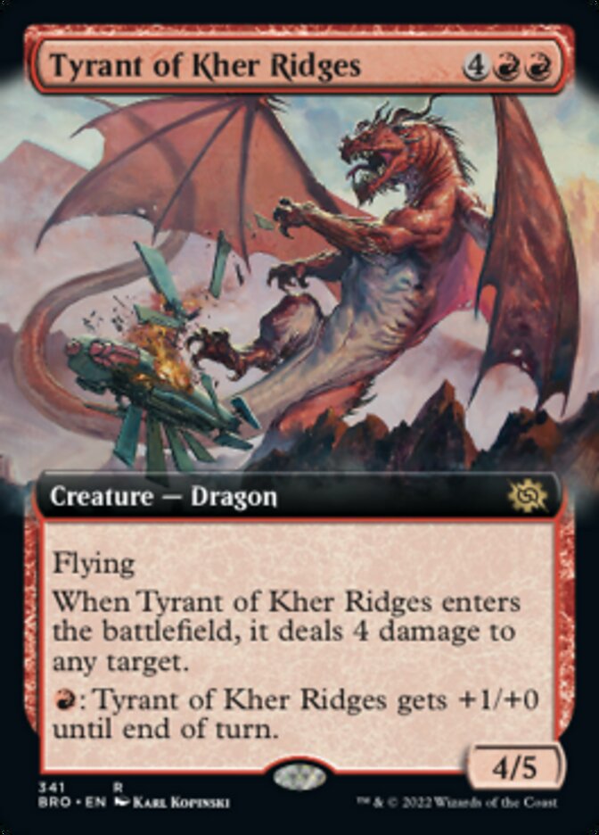 Tyrant of Kher Ridges (Extended Art) [The Brothers' War] | Exor Games New Glasgow