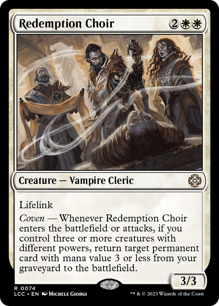 Redemption Choir [The Lost Caverns of Ixalan Commander] | Exor Games New Glasgow