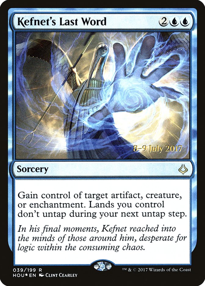 Kefnet's Last Word  [Hour of Devastation Prerelease Promos] | Exor Games New Glasgow